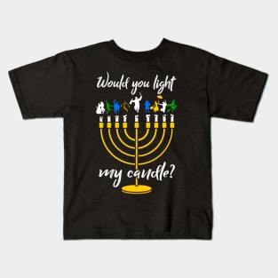 Broadway Menorah Kids T-Shirt